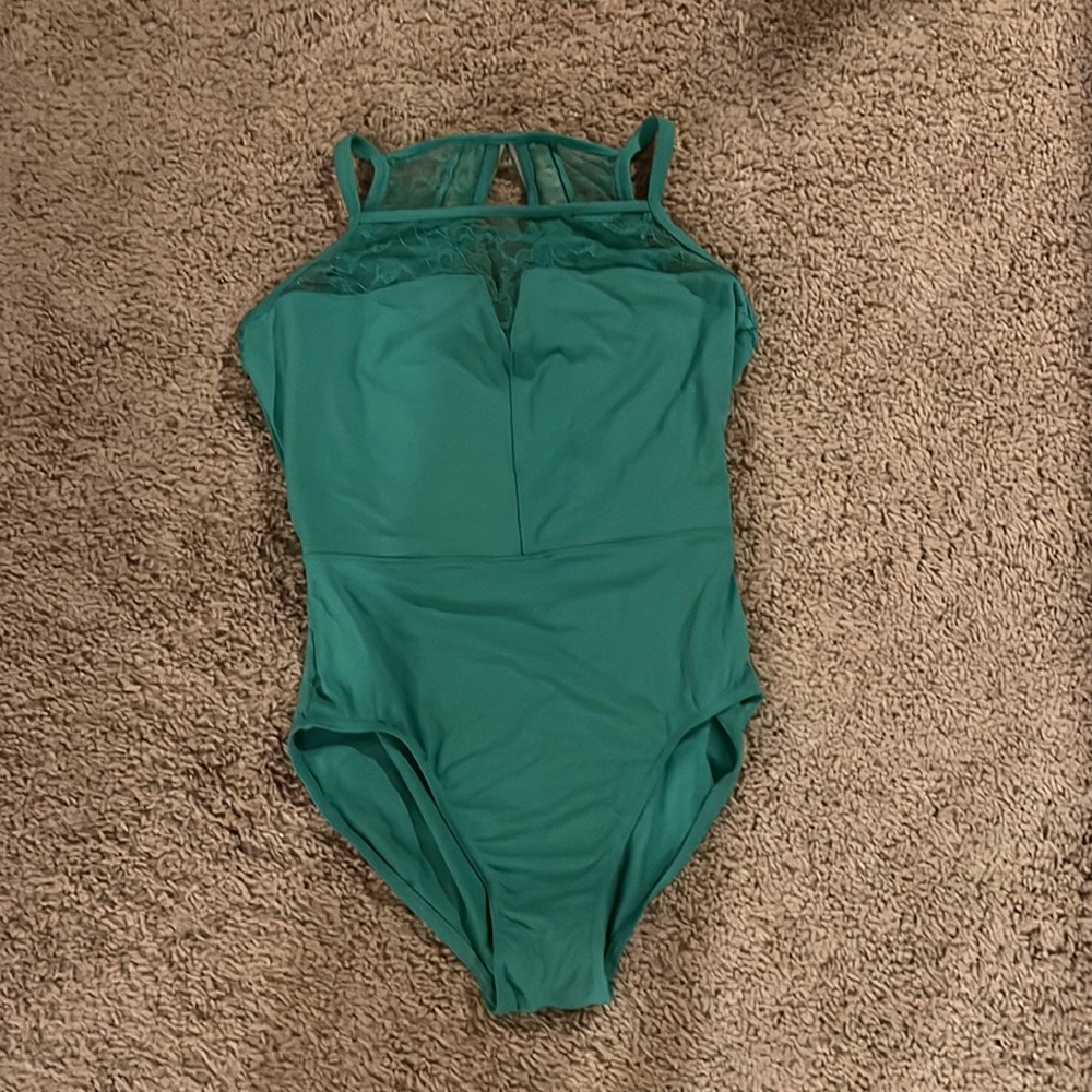 turquoise Mirella leotard